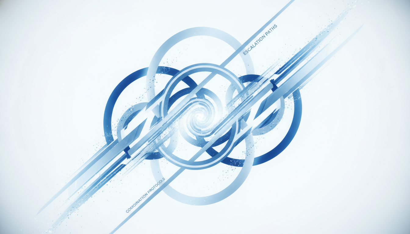 Escalation Paths vs. Coordination Protocols for Intelligent Agents