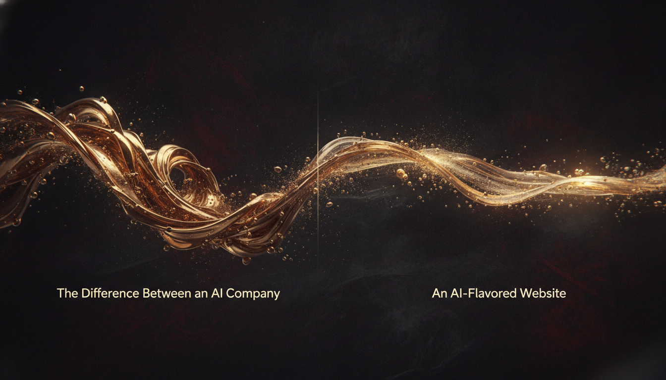 The Difference Between an AI Company and an AI-Flavored Website